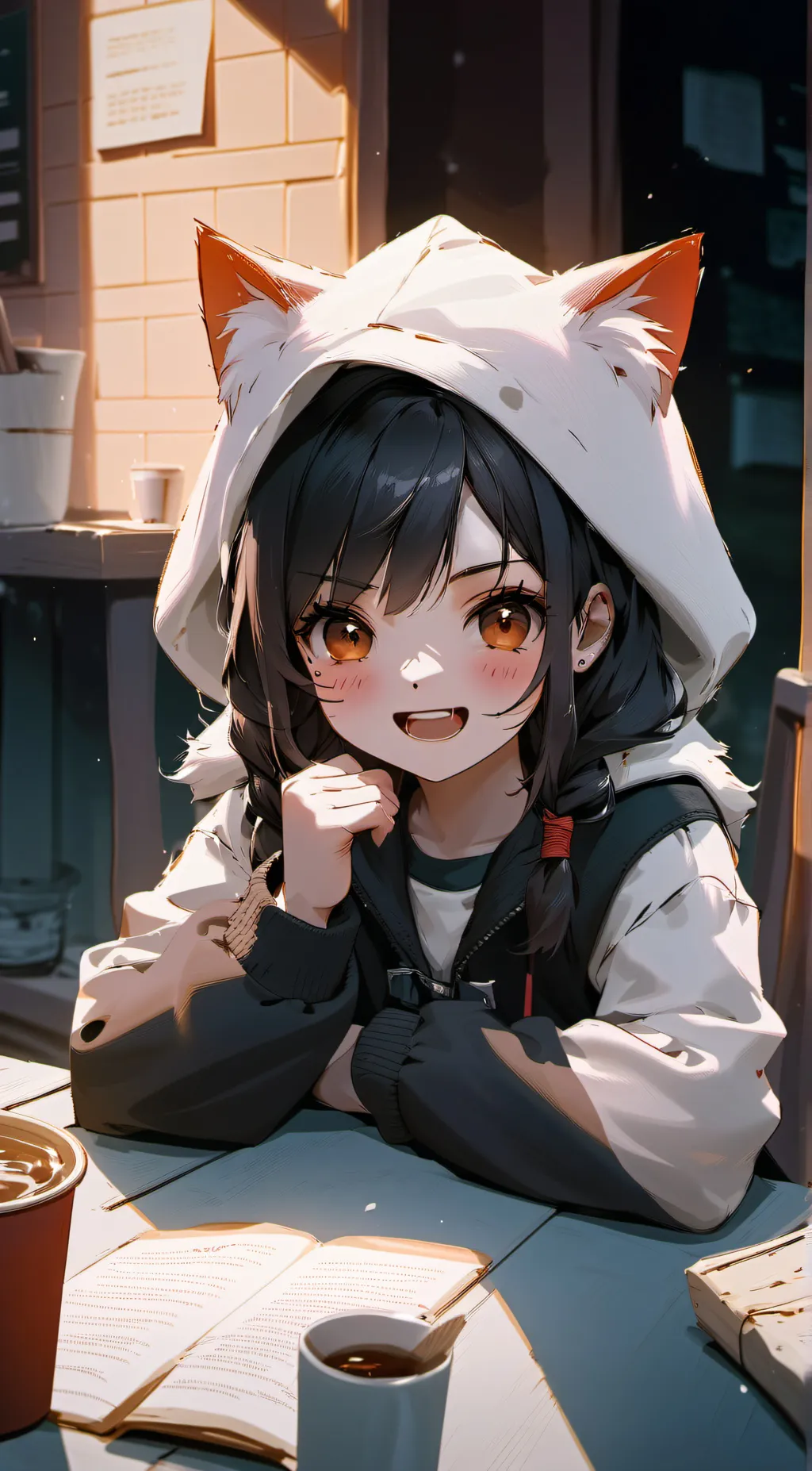 ai character: finley background