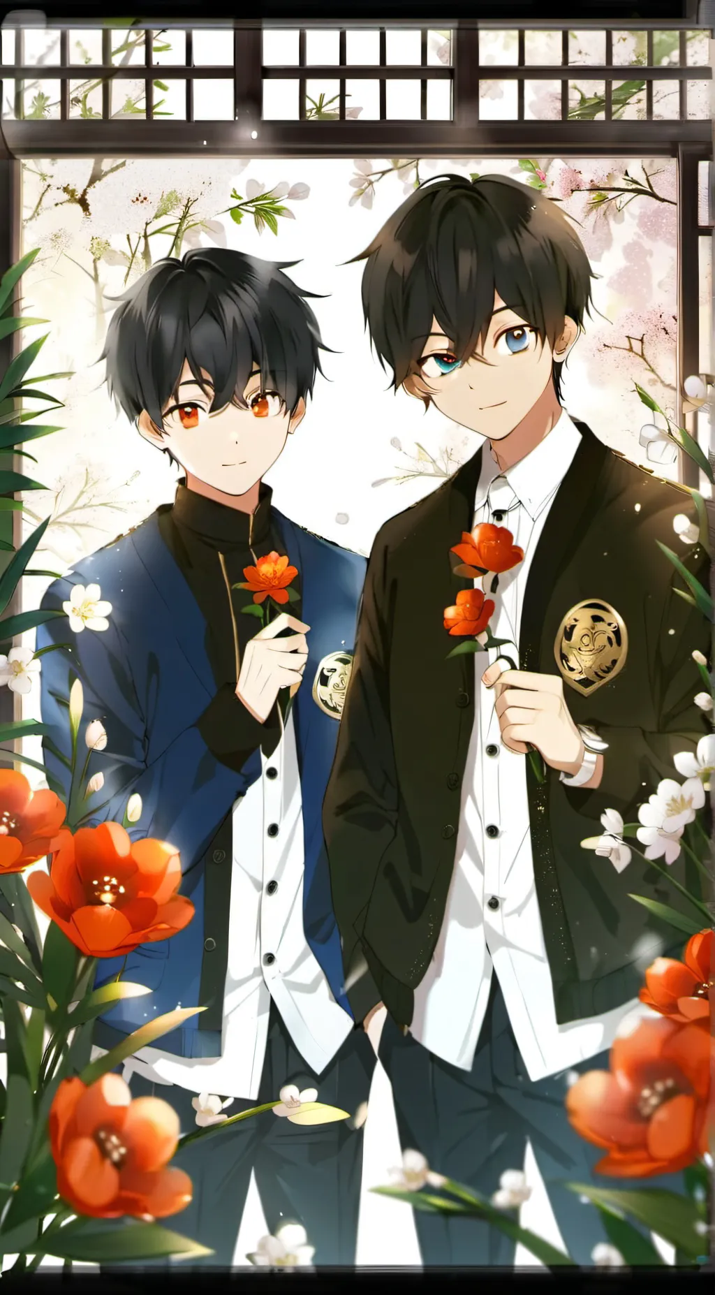 ai character: Kenzo and kenji background