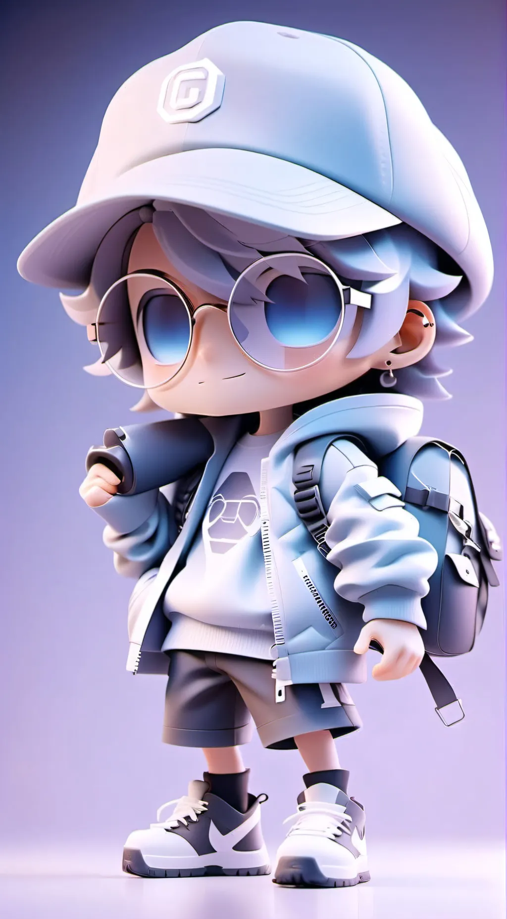 ai character: nerd background