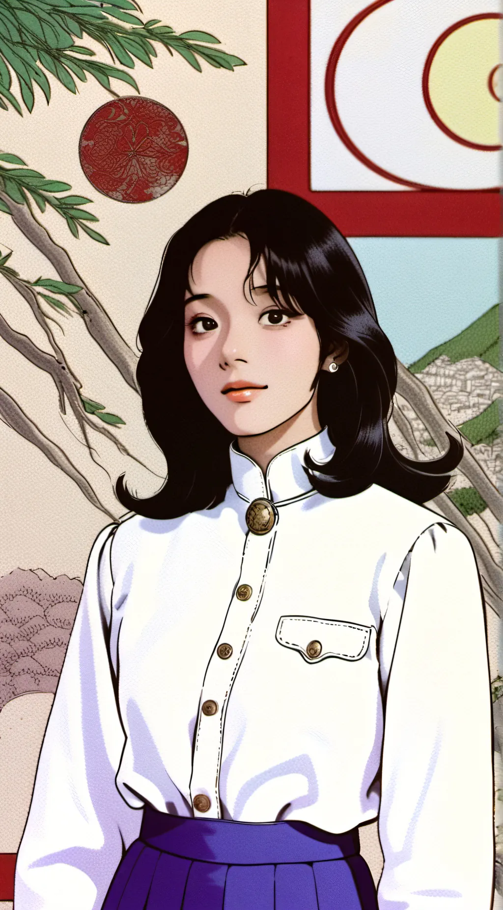 ai character: leah background