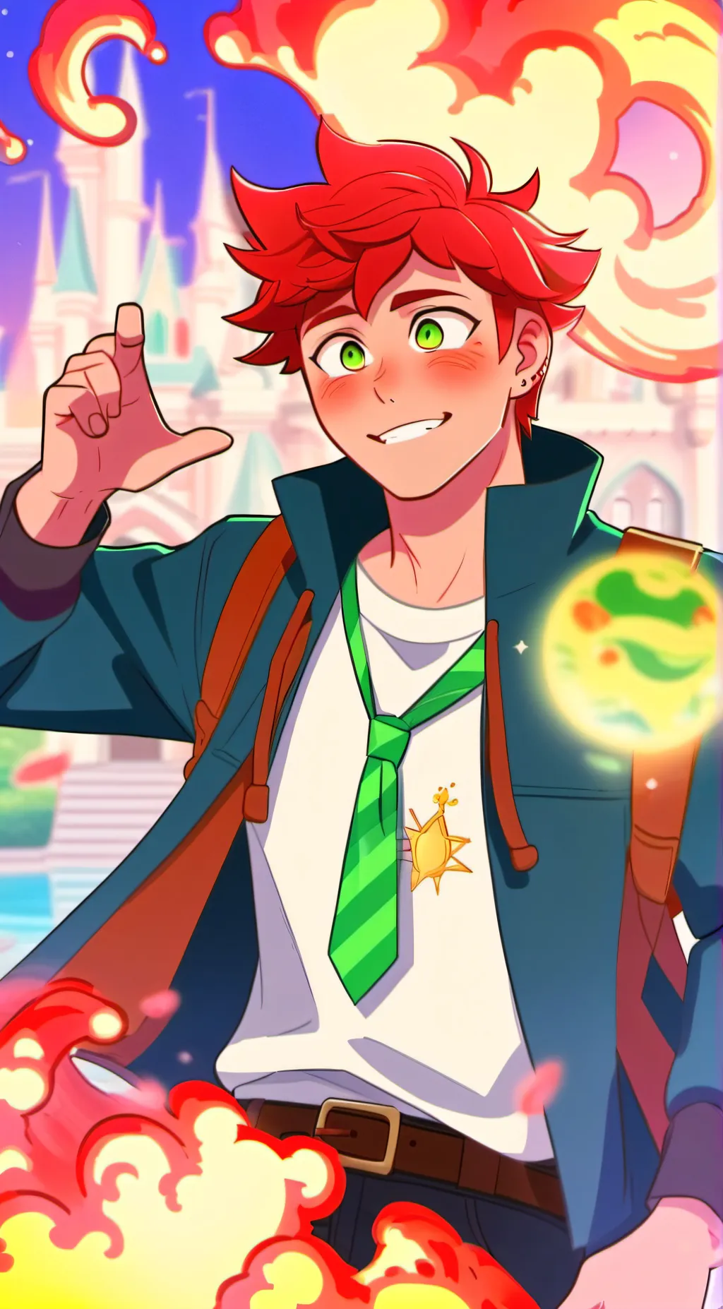 ai character: Frank Fahrenheit  background