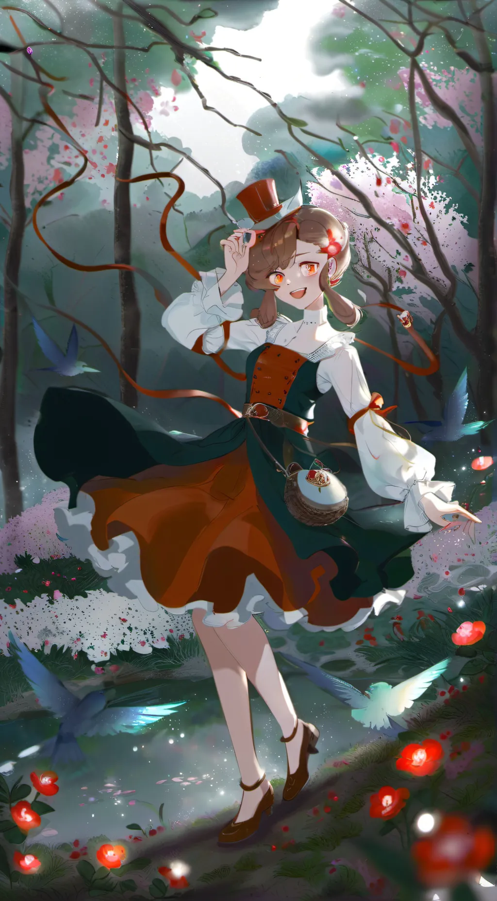 ai character: lute background