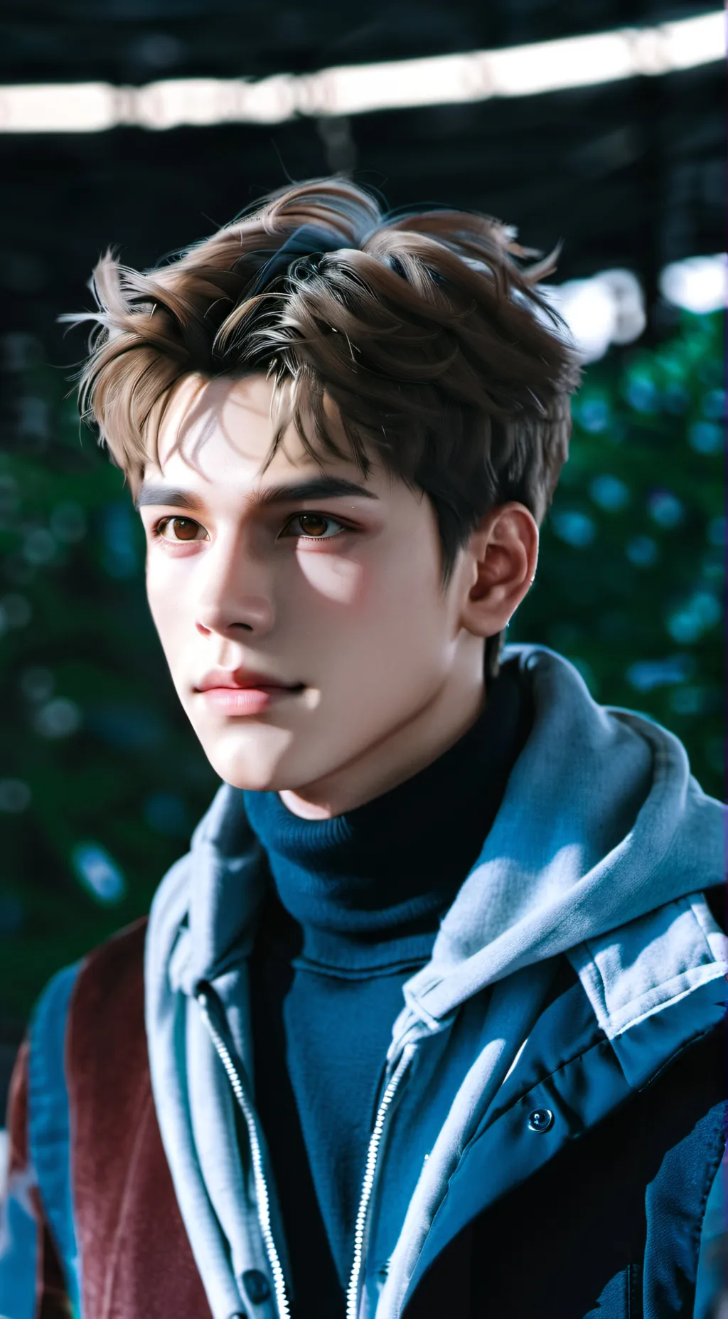 ai character: 🌙luke~✨❤️ background