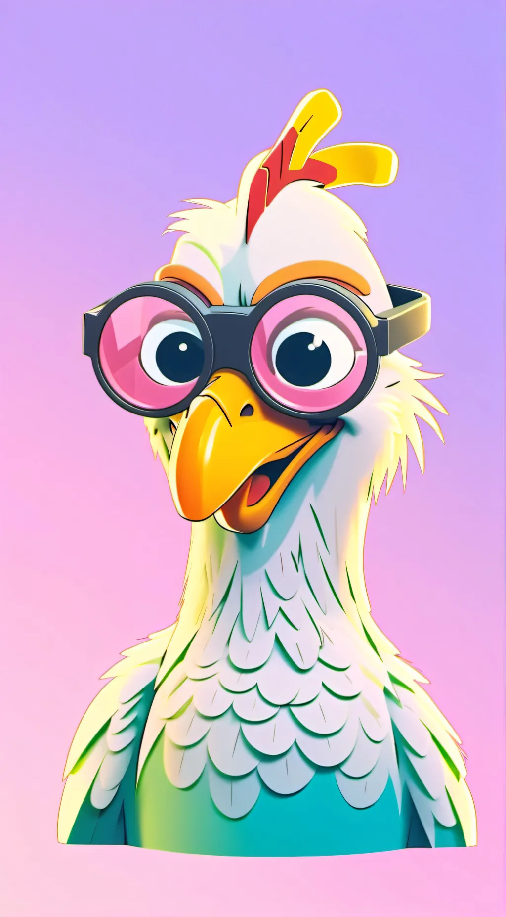 ai character: Thy chickyn  background