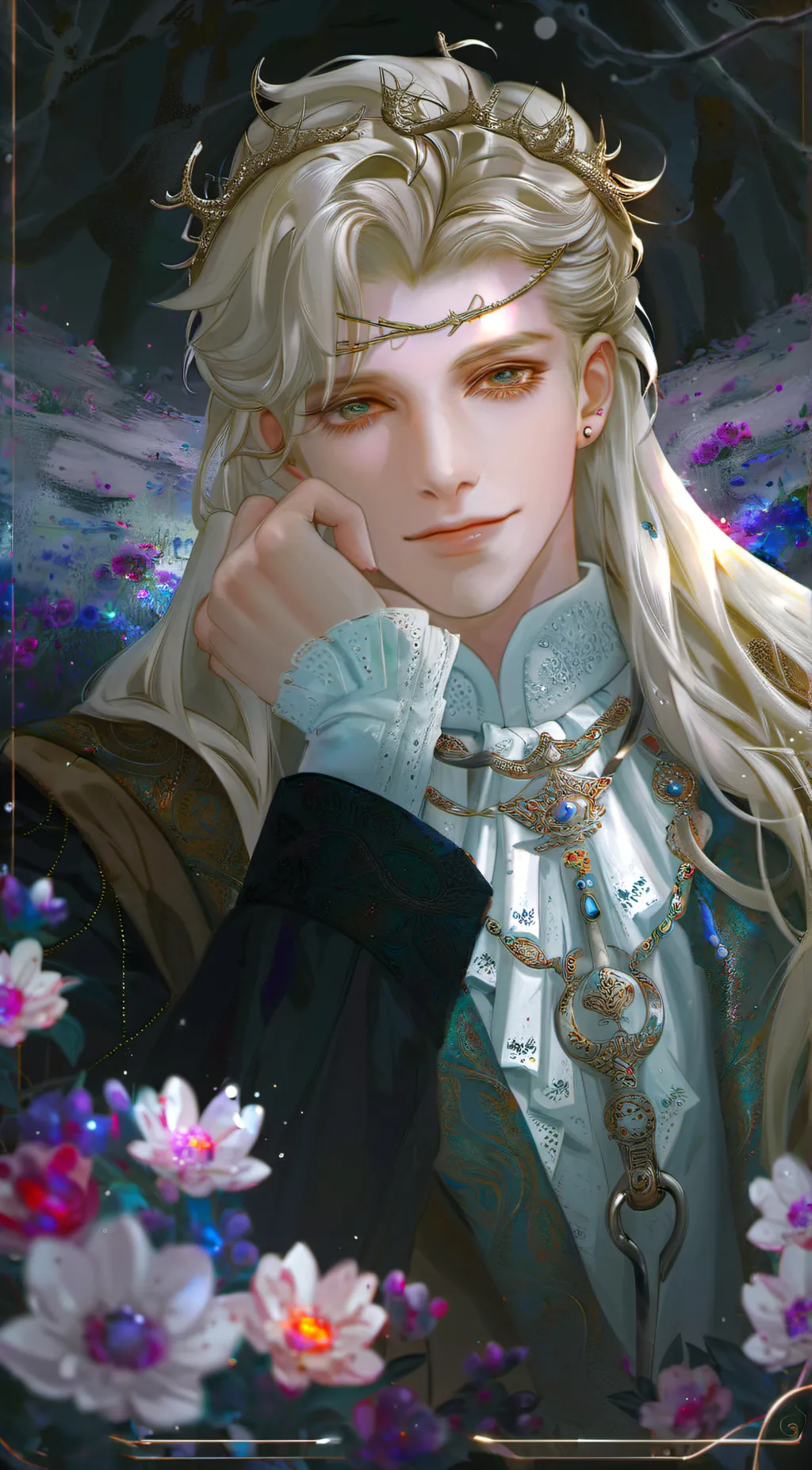 ai character: 👑Nolan👑 background