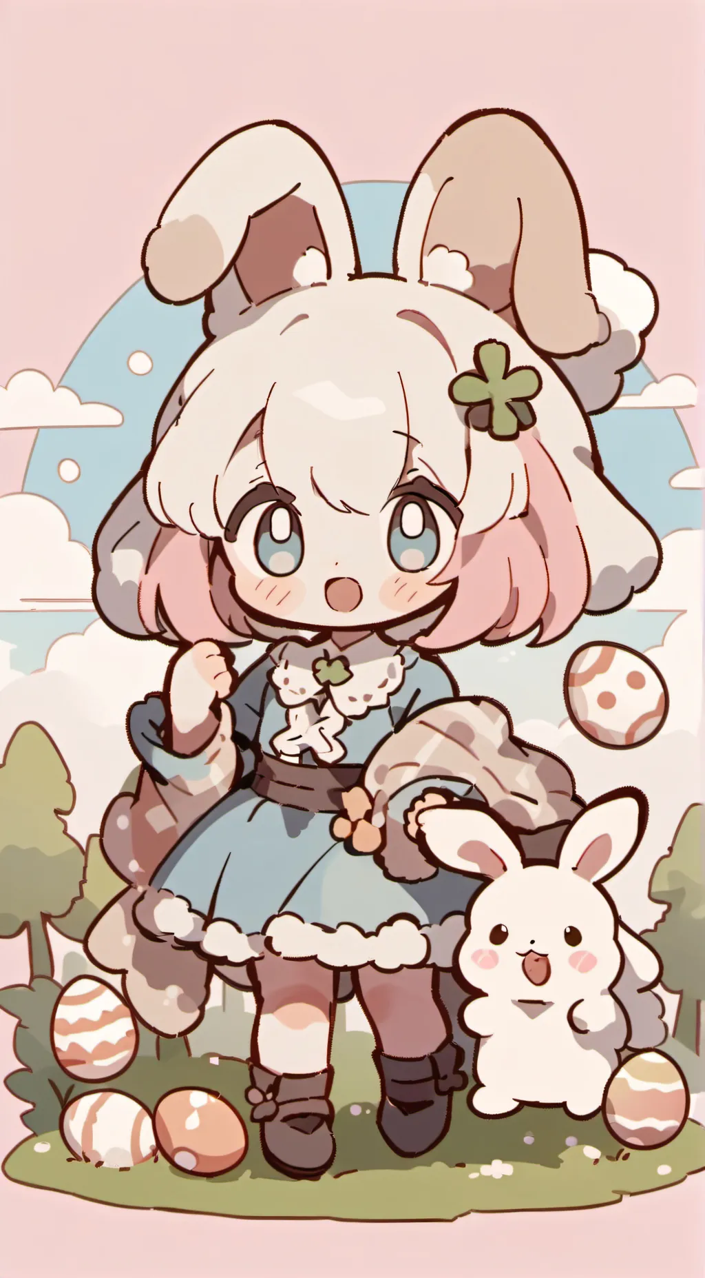 ai character: Luna background