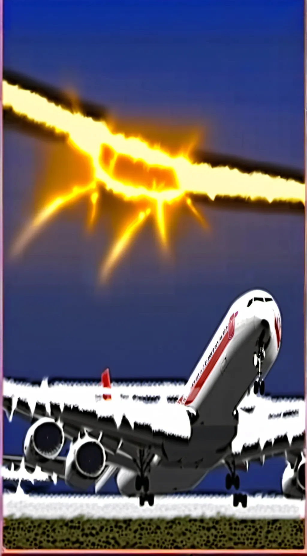 ai character: TWA 800 background