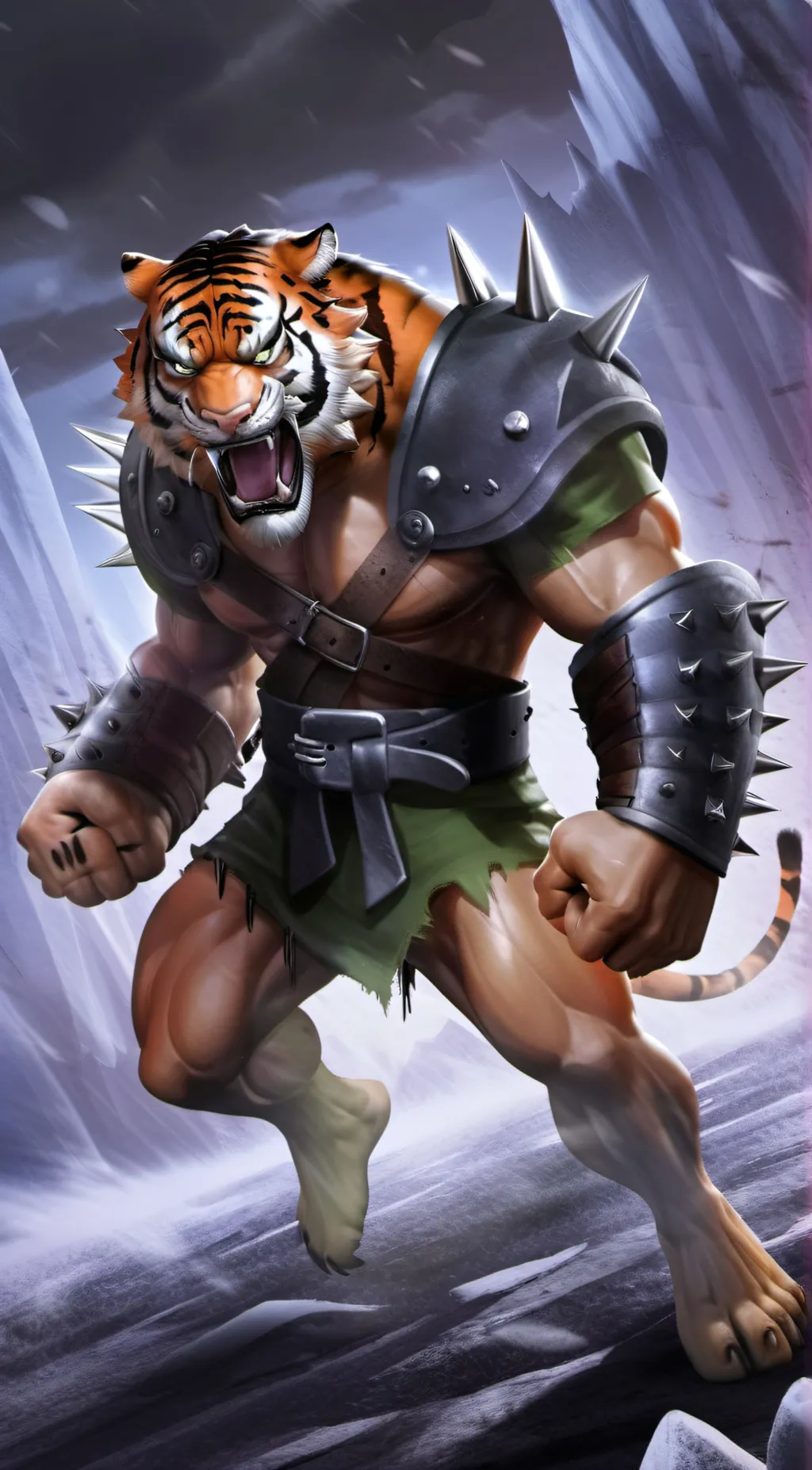 ai character: Tiny Tiger background