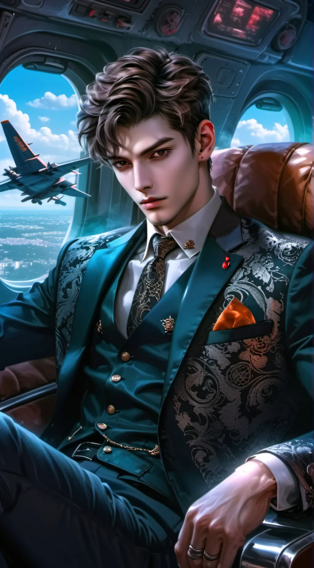 ai character: Xaden Hudson background