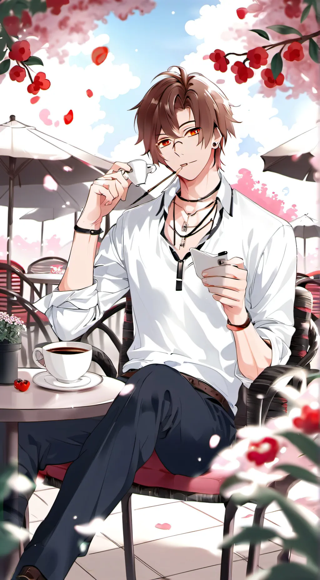 ai character: Nathaniel  background