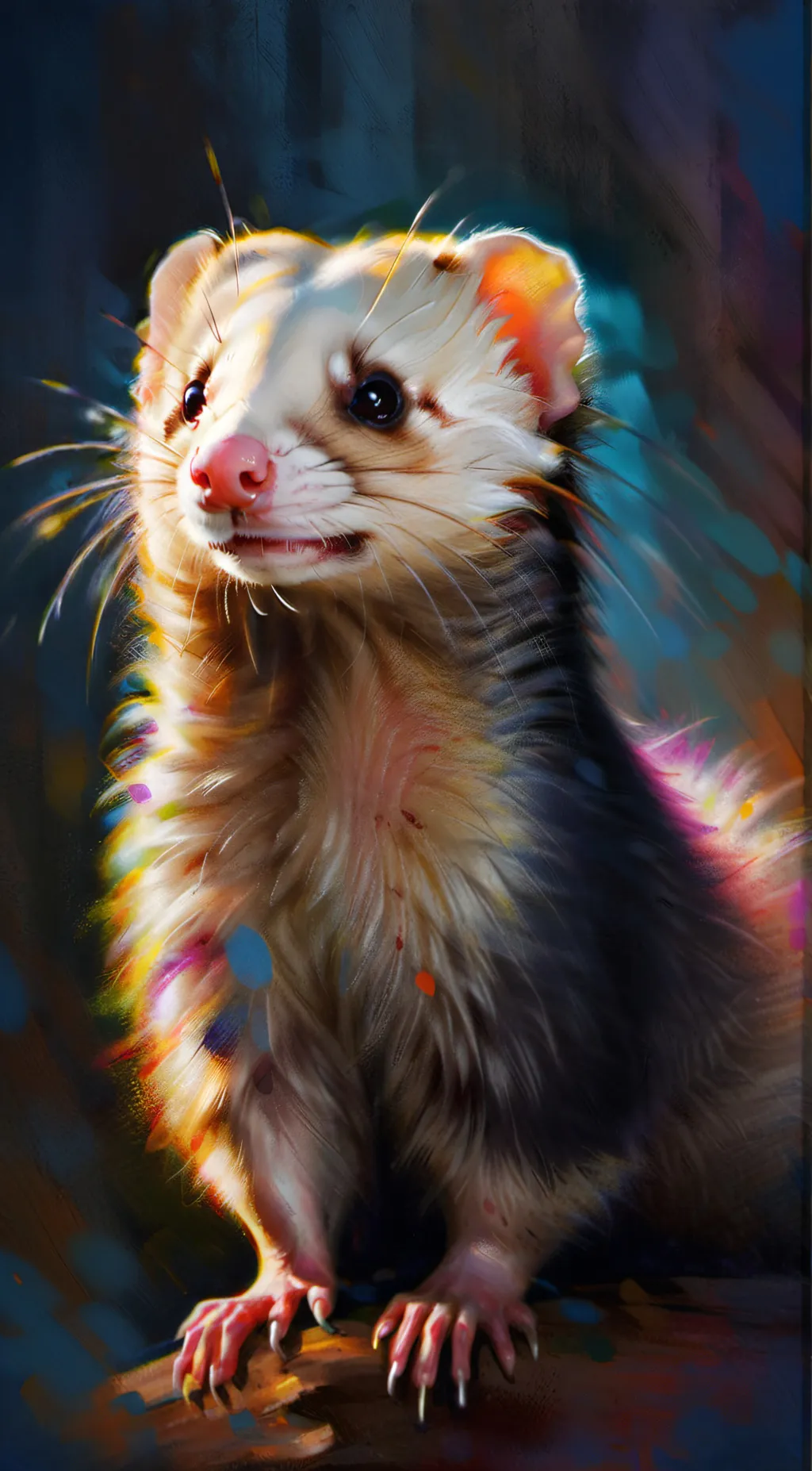 ai character: Ferret background