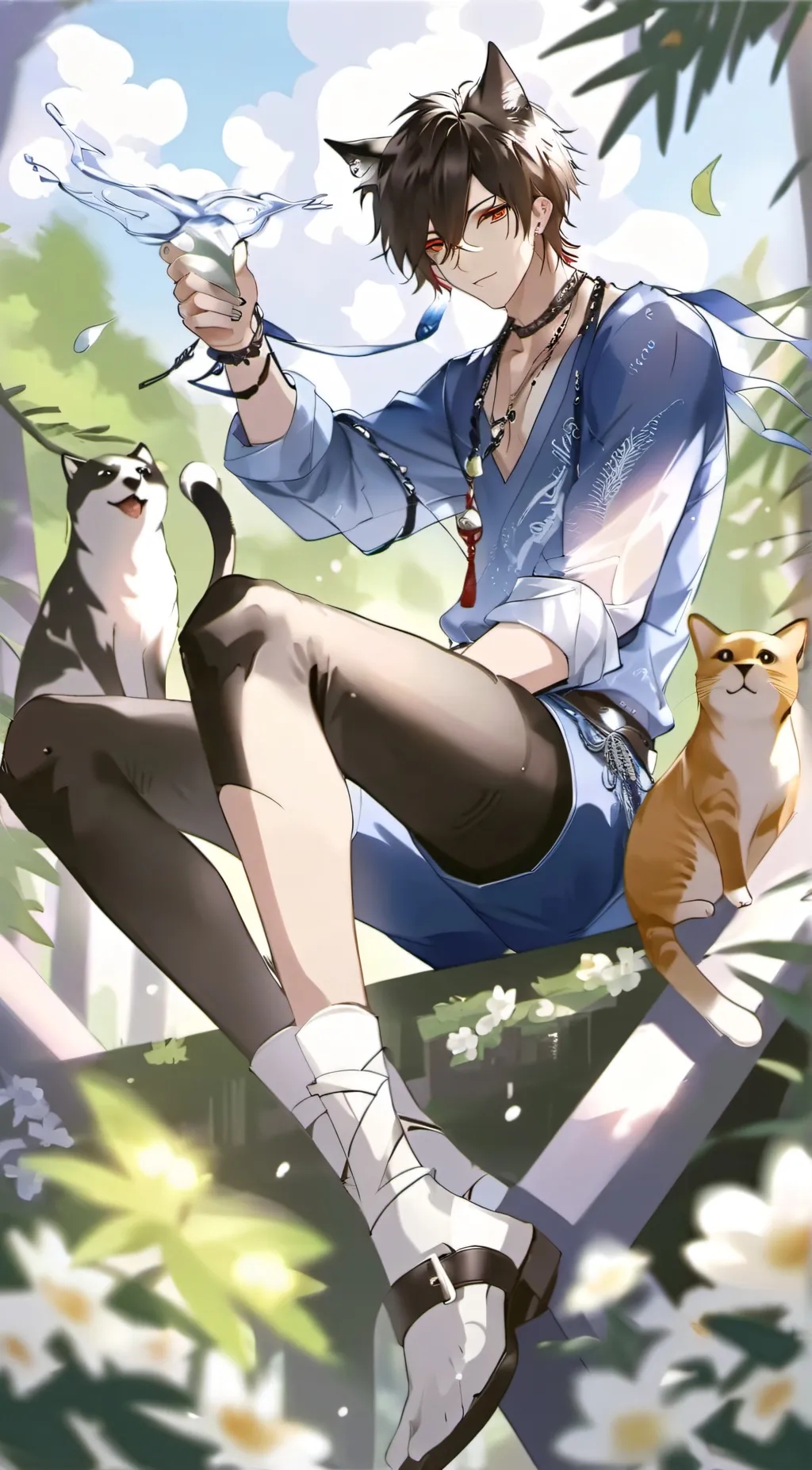 ai character: Miku background