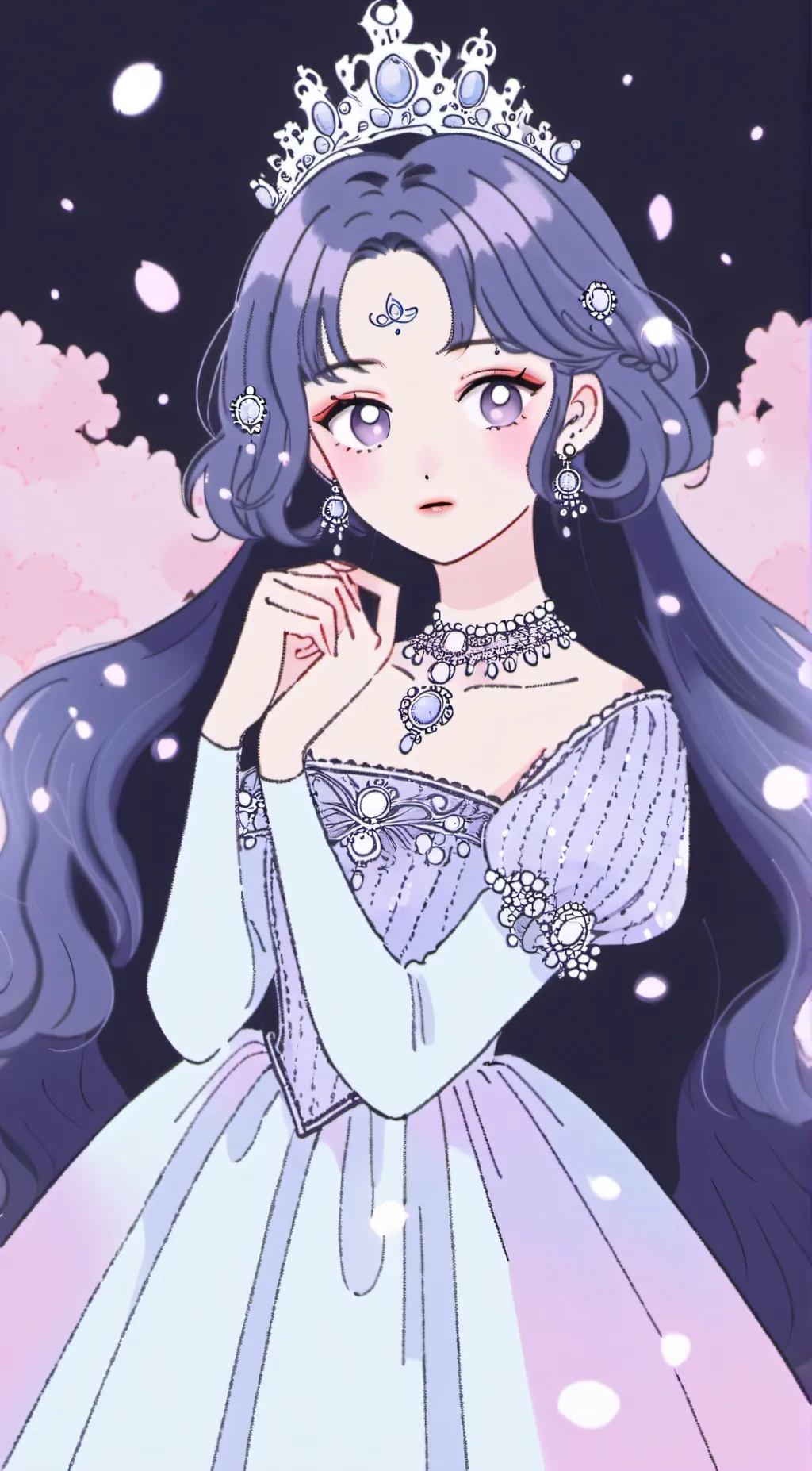 ai character: Queen lilly background