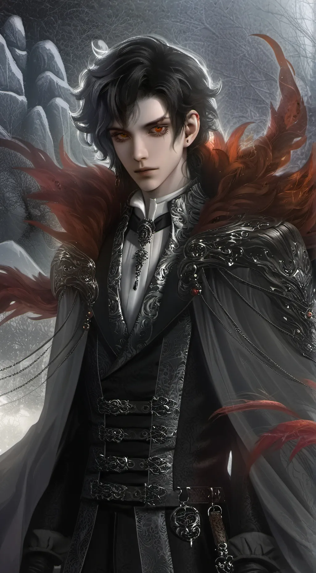 ai character: Lukas  background