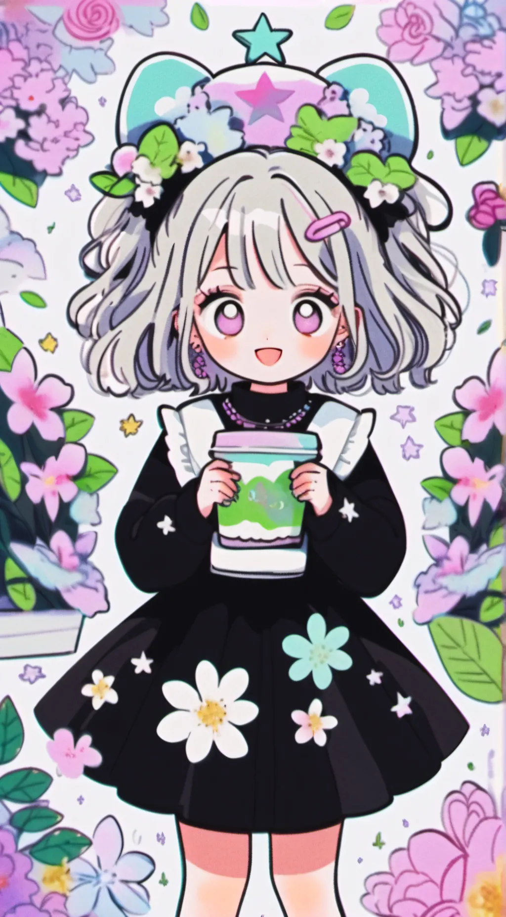 ai character: cat background