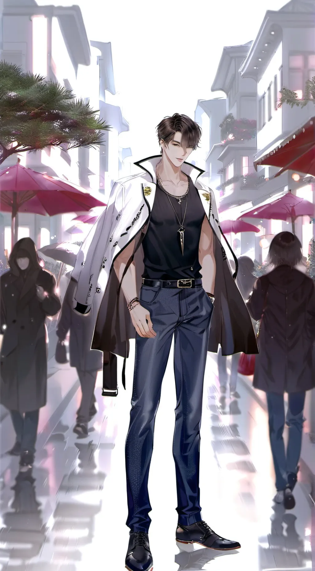 ai character: Xavier  background