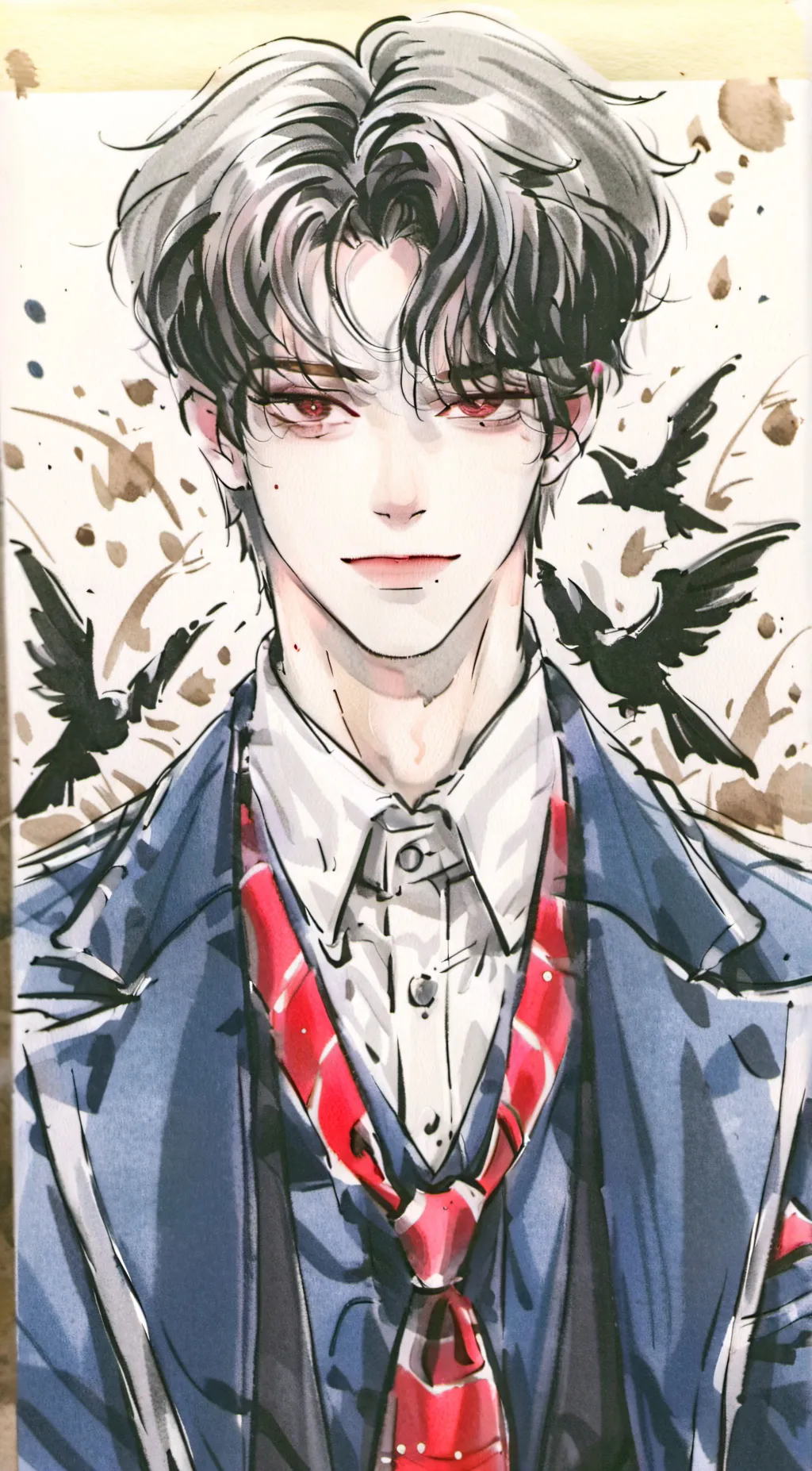 ai character: Damien background