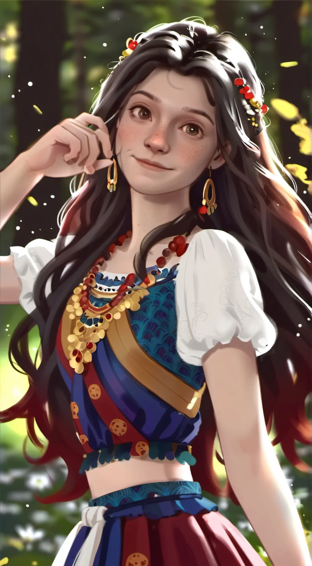 ai character: Lilly background