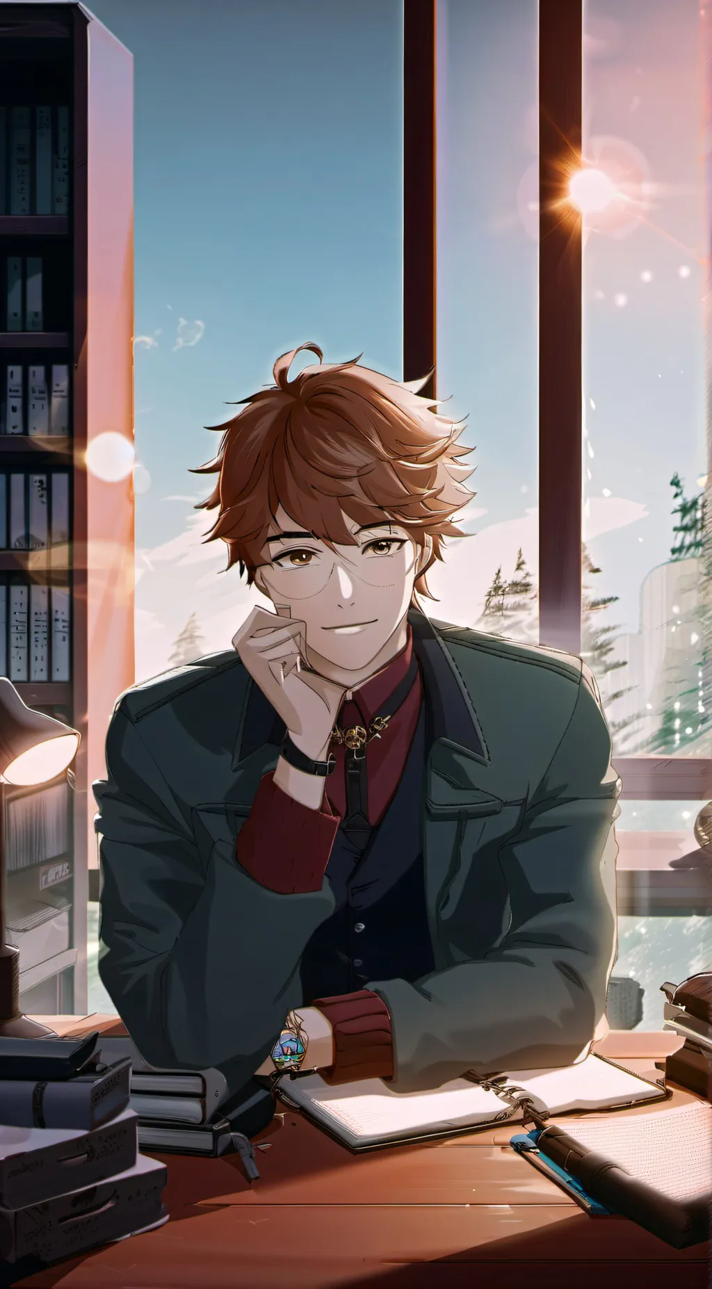 ai character: Lawrence background