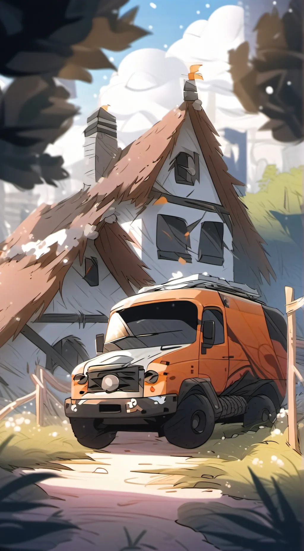 ai character: THE BREAK OF BFB background