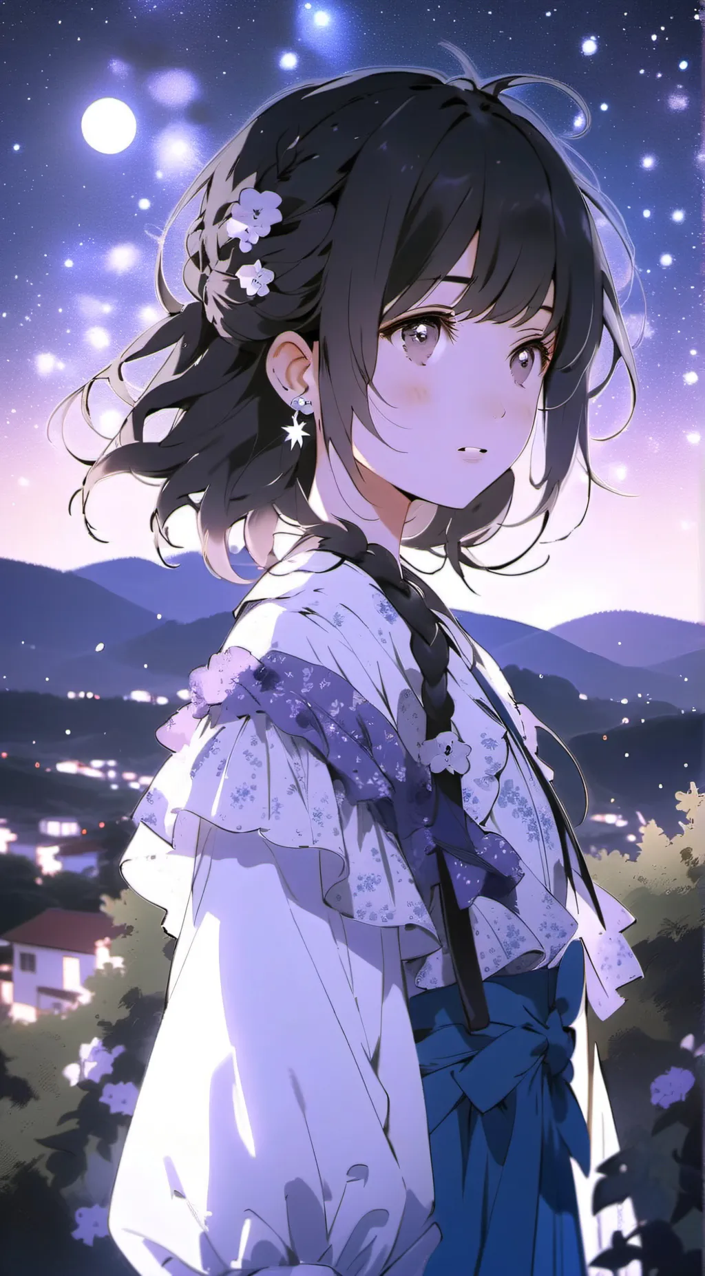 ai character: Rose background