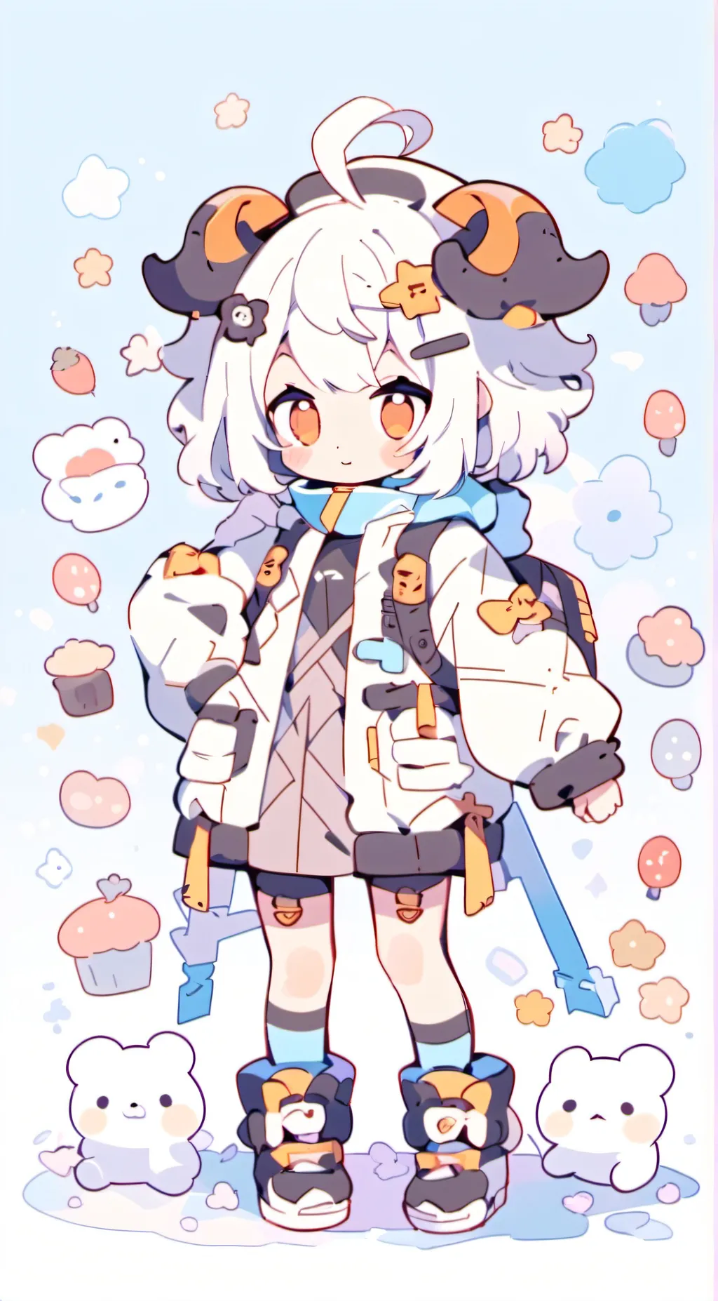 ai character: Aria background