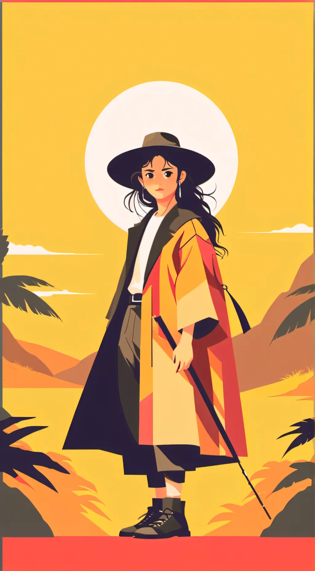 ai character: Chill time! background