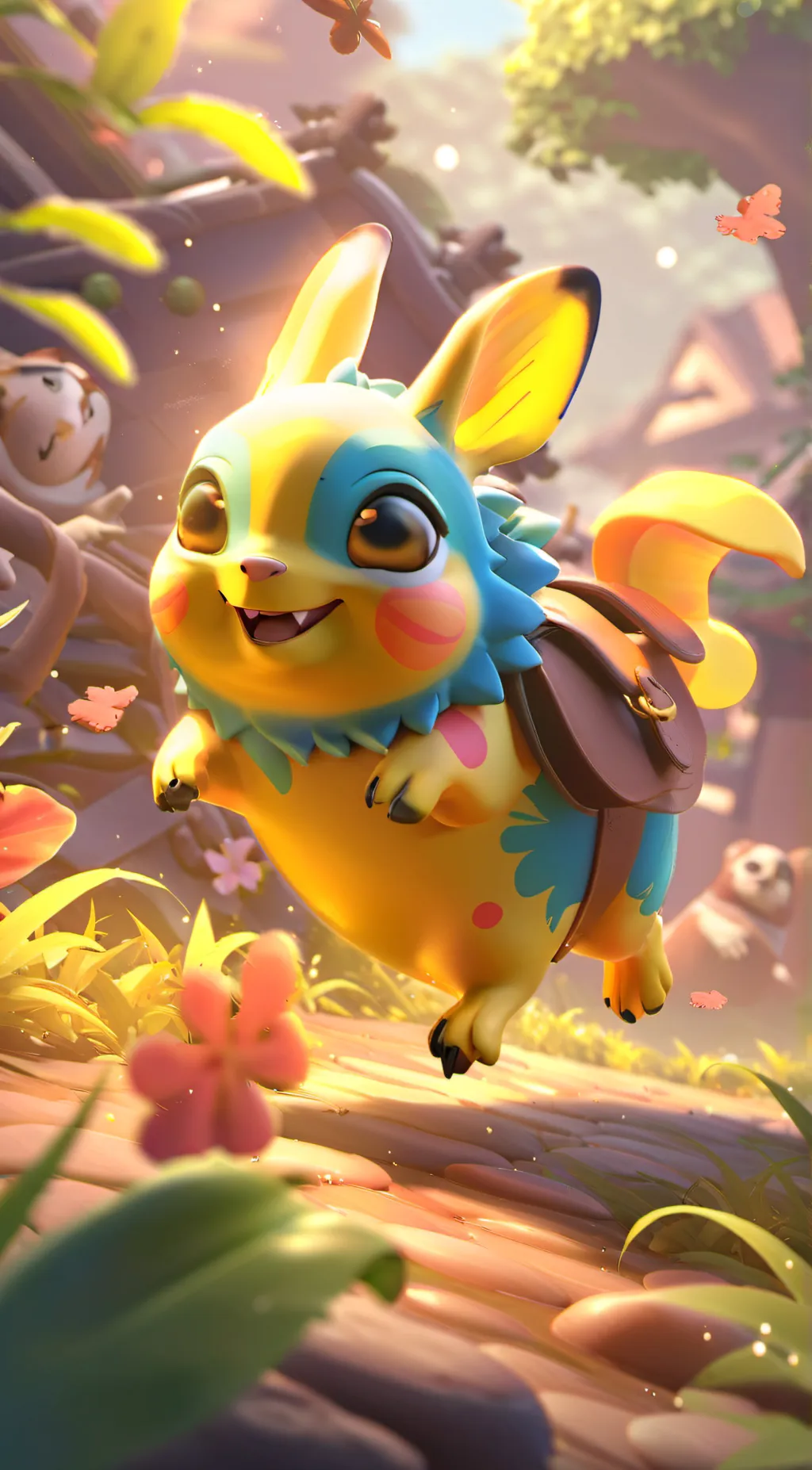 ai character: pokemon world background