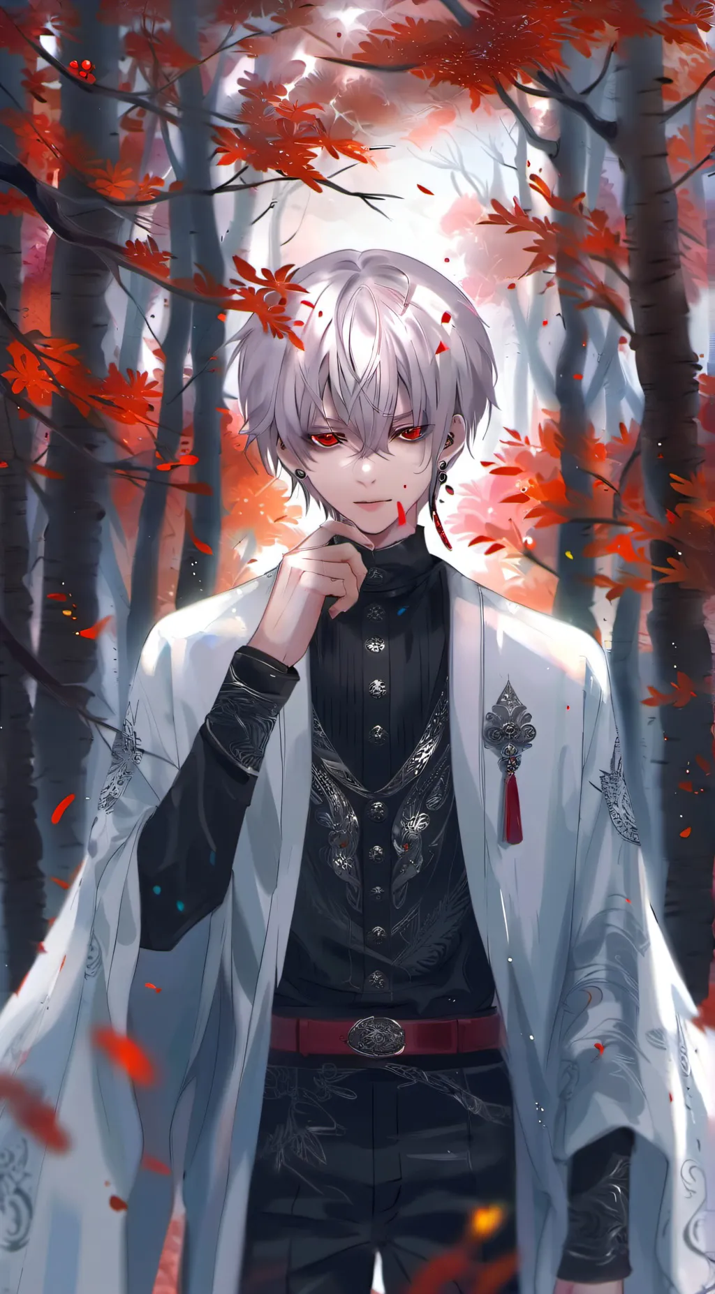 ai character: 春 background