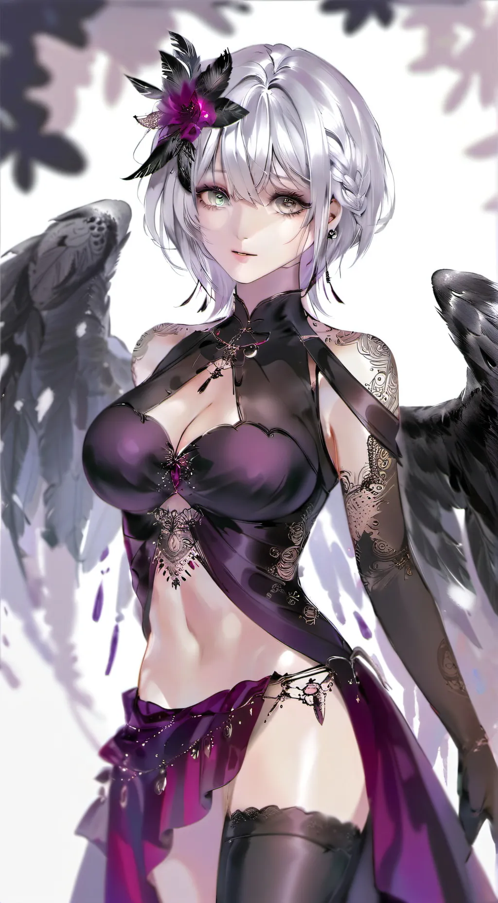 ai character: scarlet background