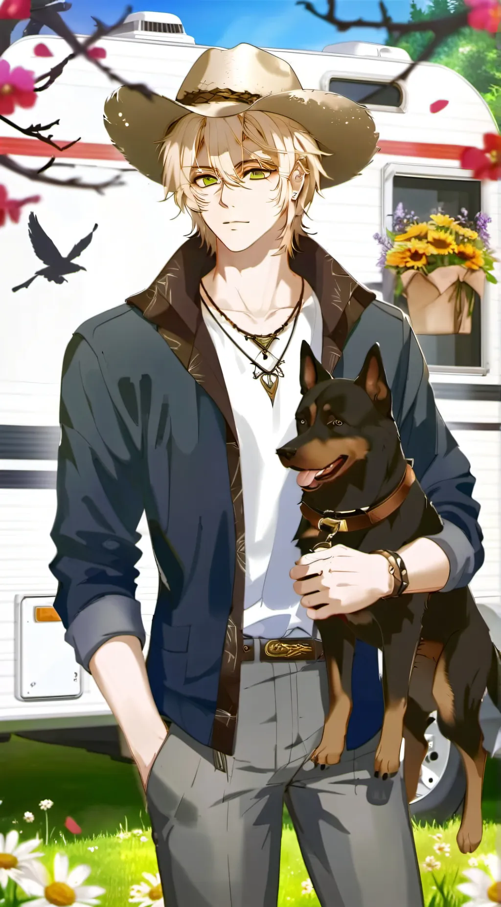 ai character: Jamie T Baker  background