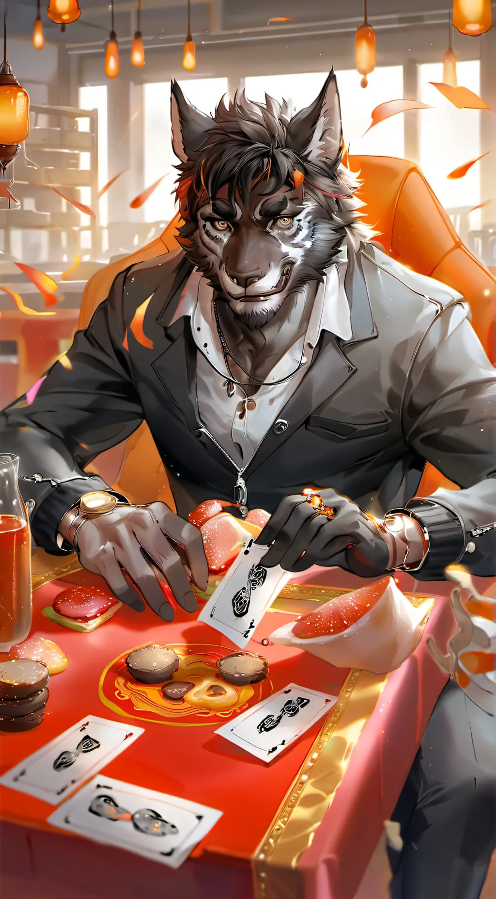 ai character: moka background