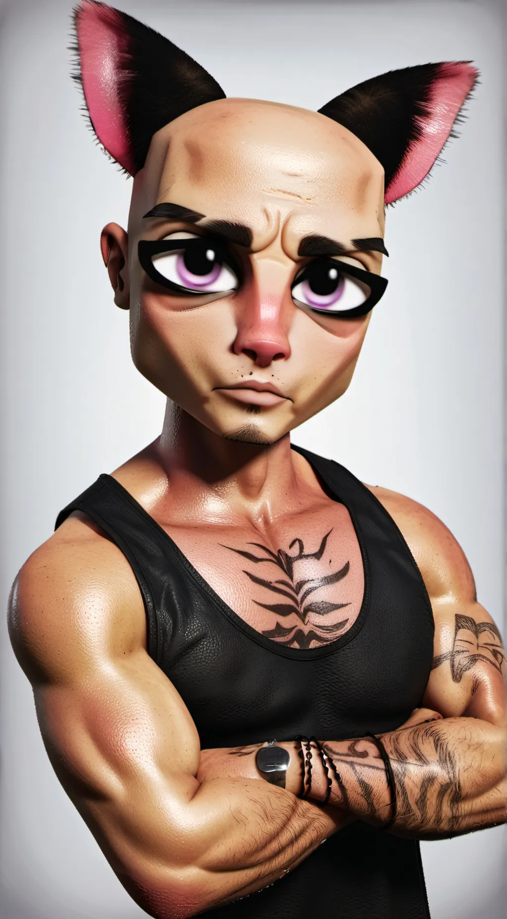 ai character: uwu kitten background