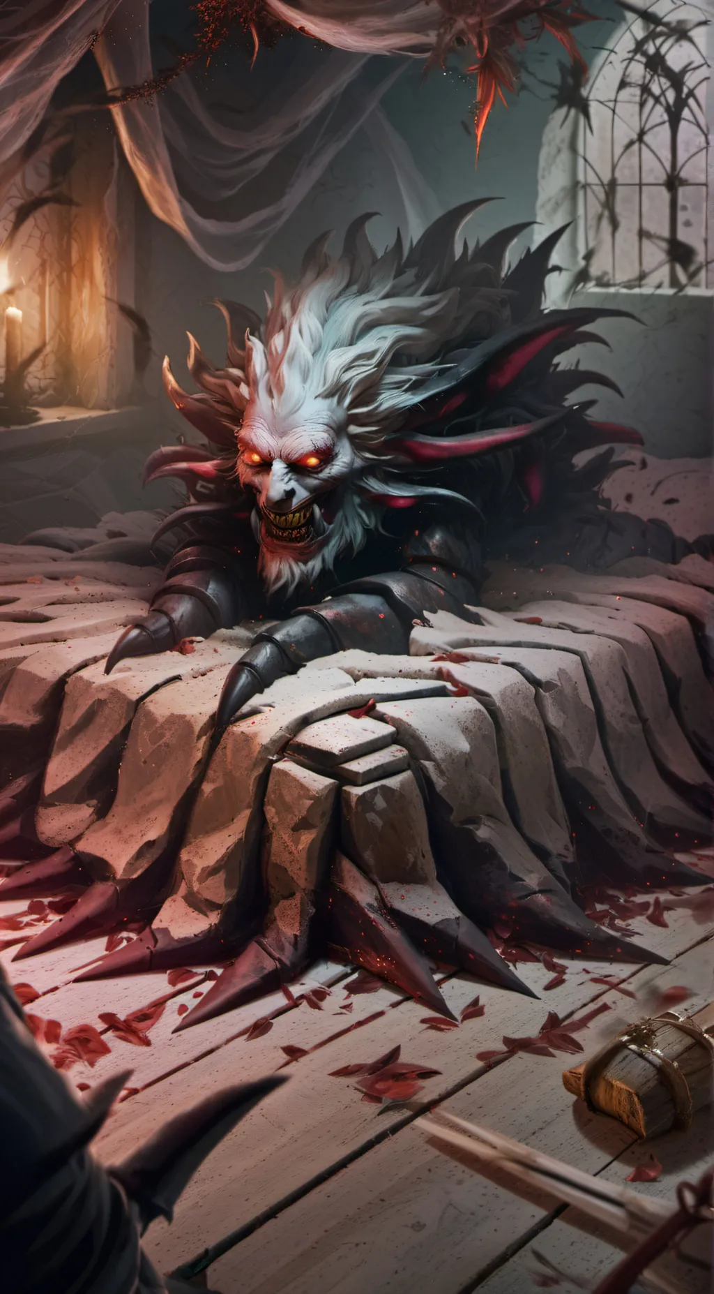 ai character: A monster background