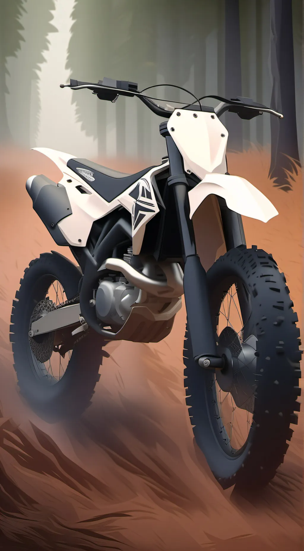 ai character: dirt bike background