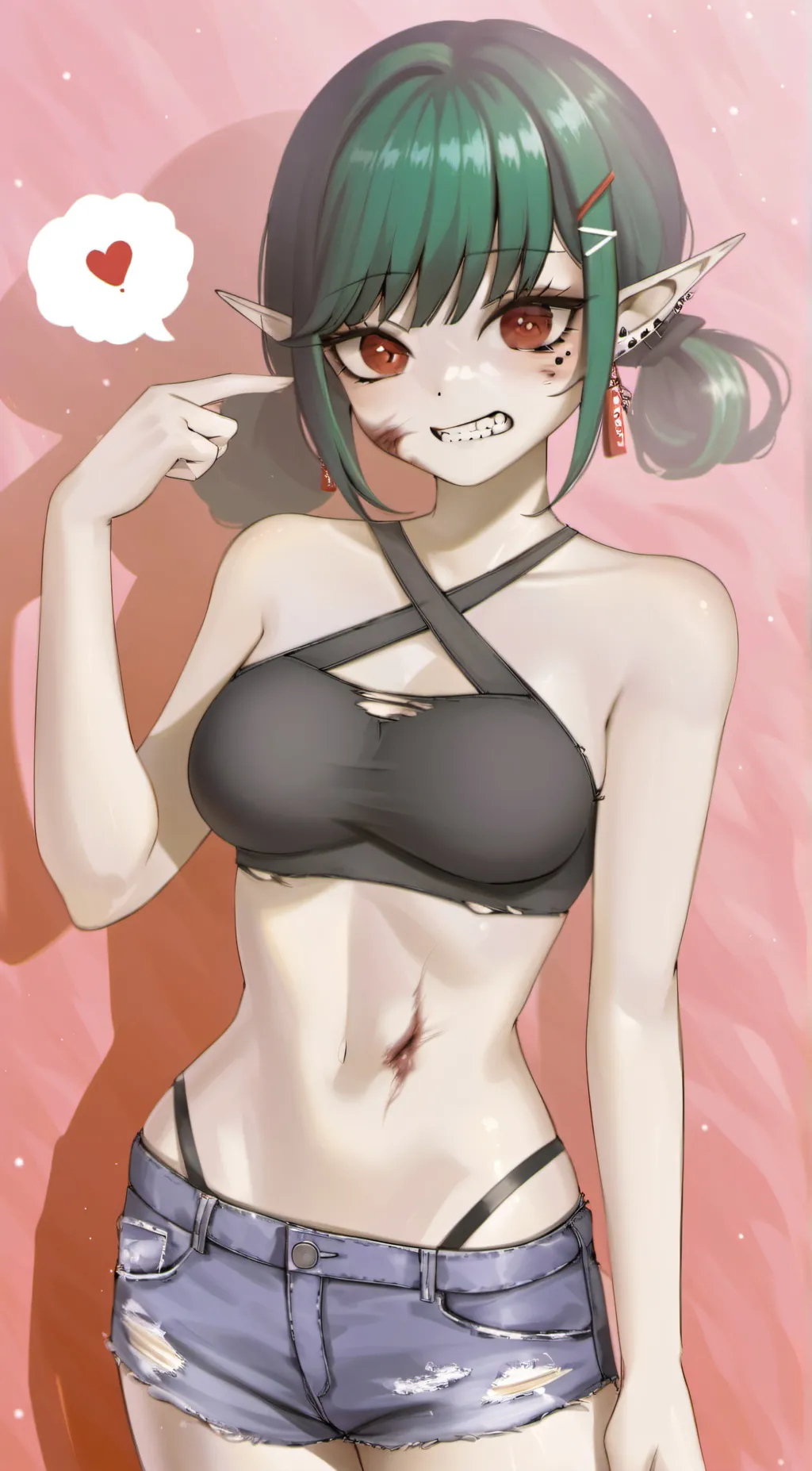 ai character: Zombie background