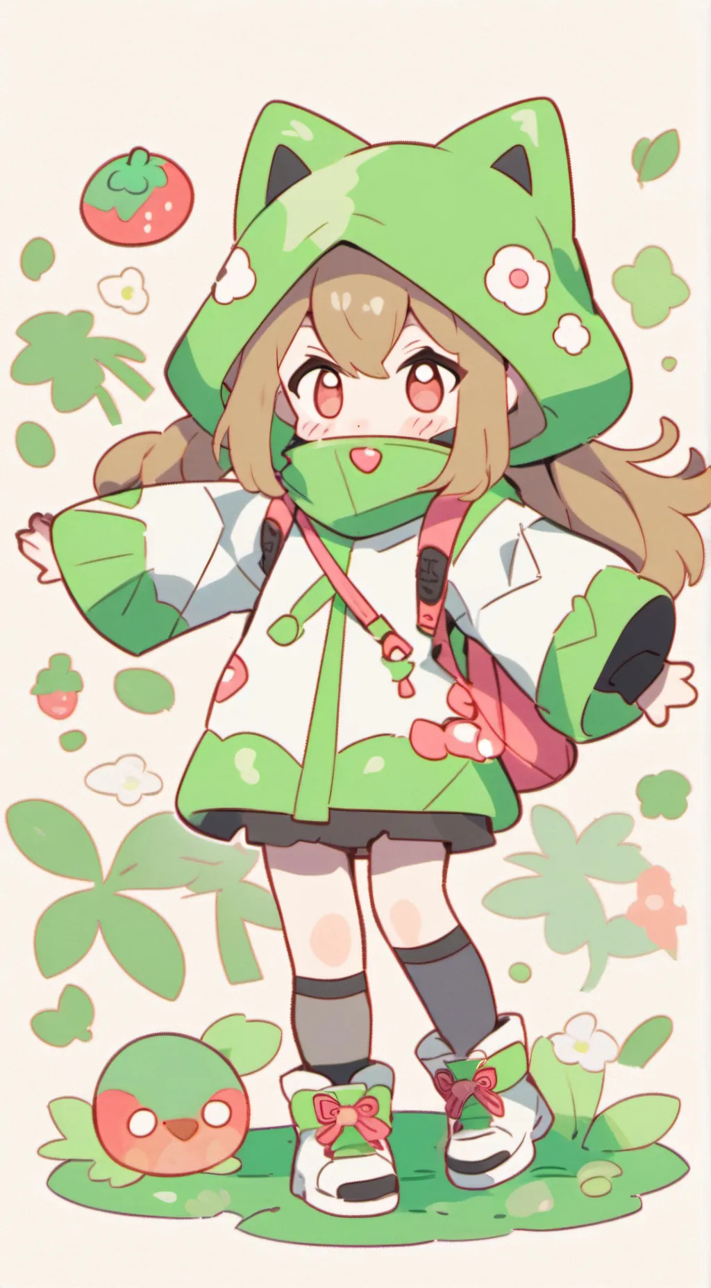 ai character: Azumi MHA background