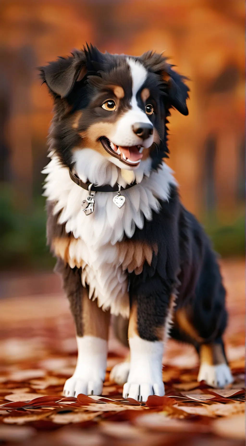 ai character: MY RL DOG(ABRAHAM) background