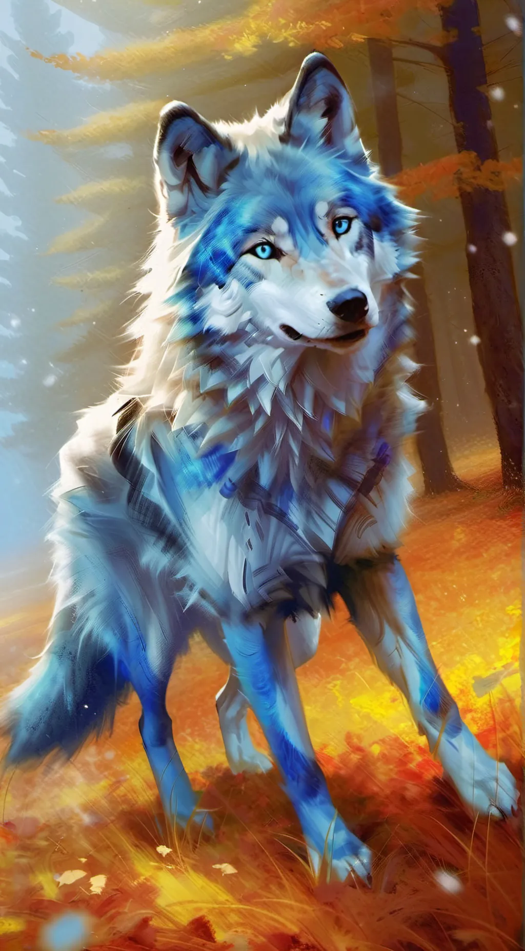 ai character: ein background