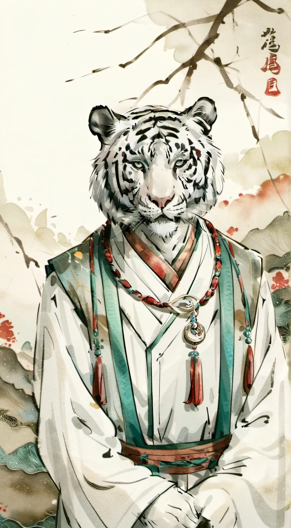 ai character: Bravytiger background