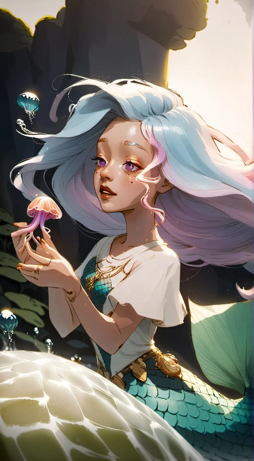 ai character: Sirena  background