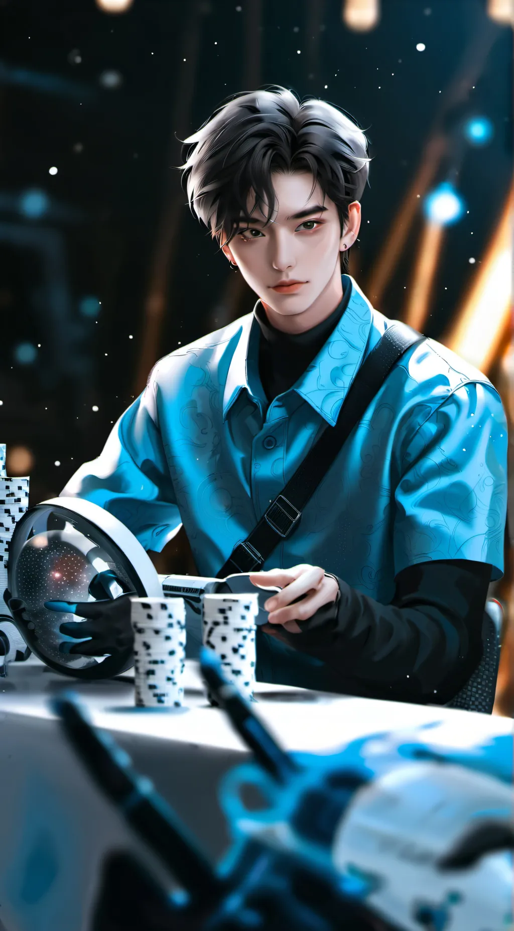 ai character: Nero background