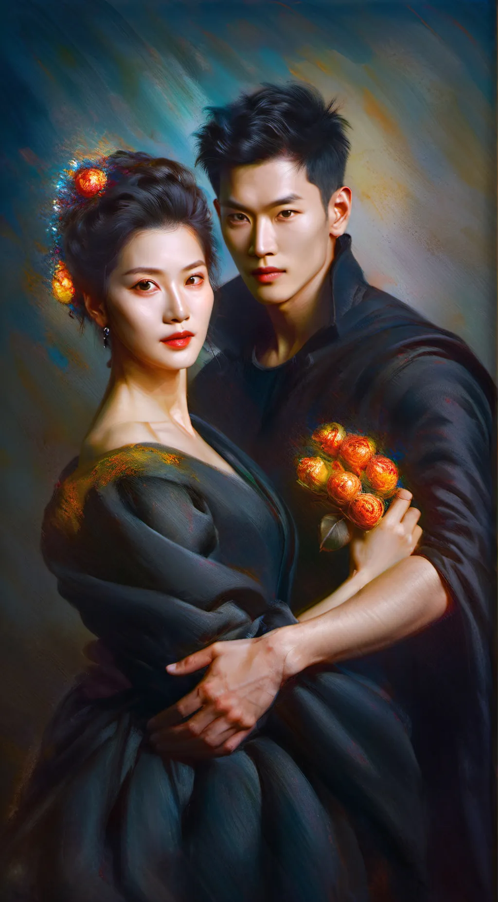 ai character: Amelia and Michael background