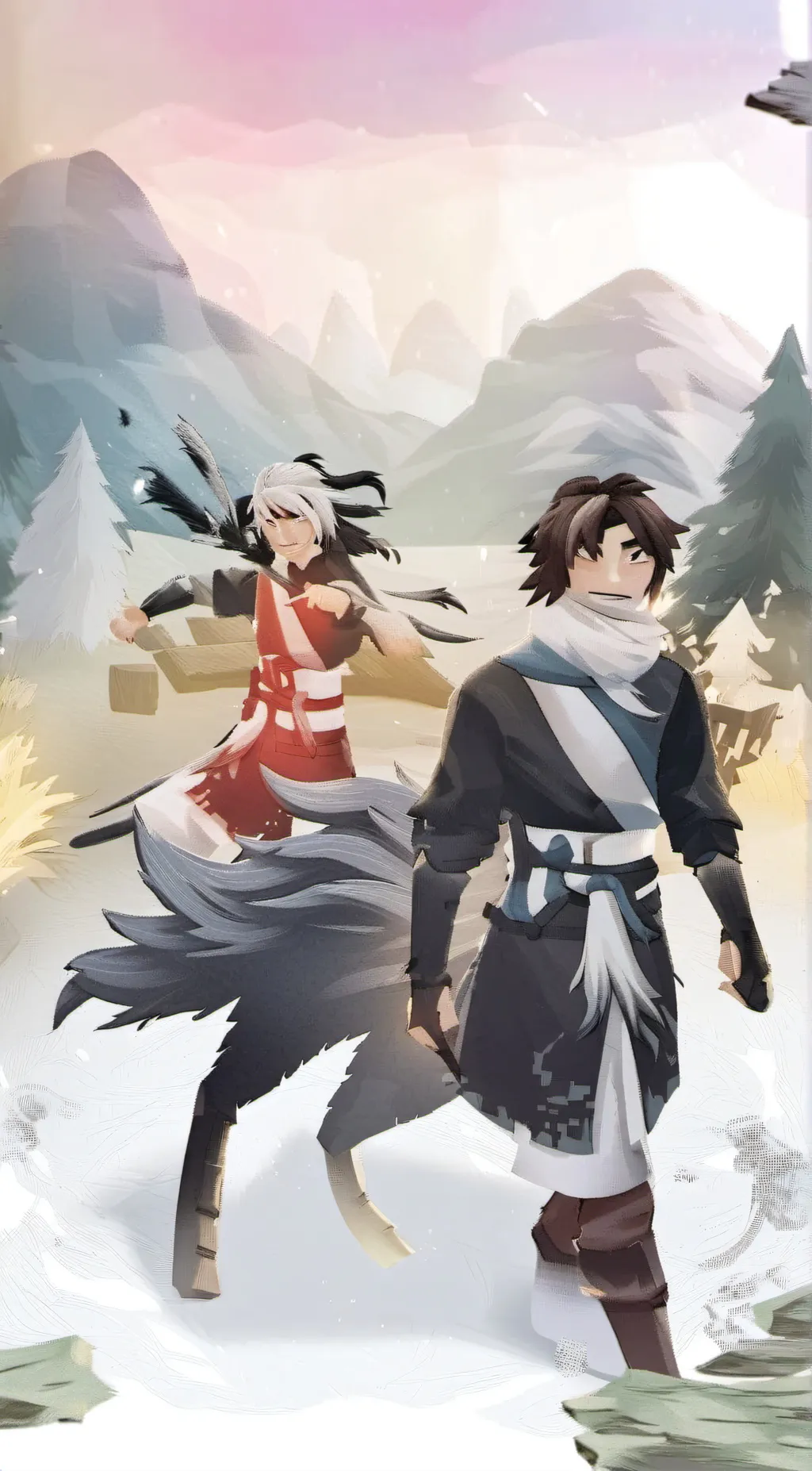 ai character: Louis,boeing,Star background