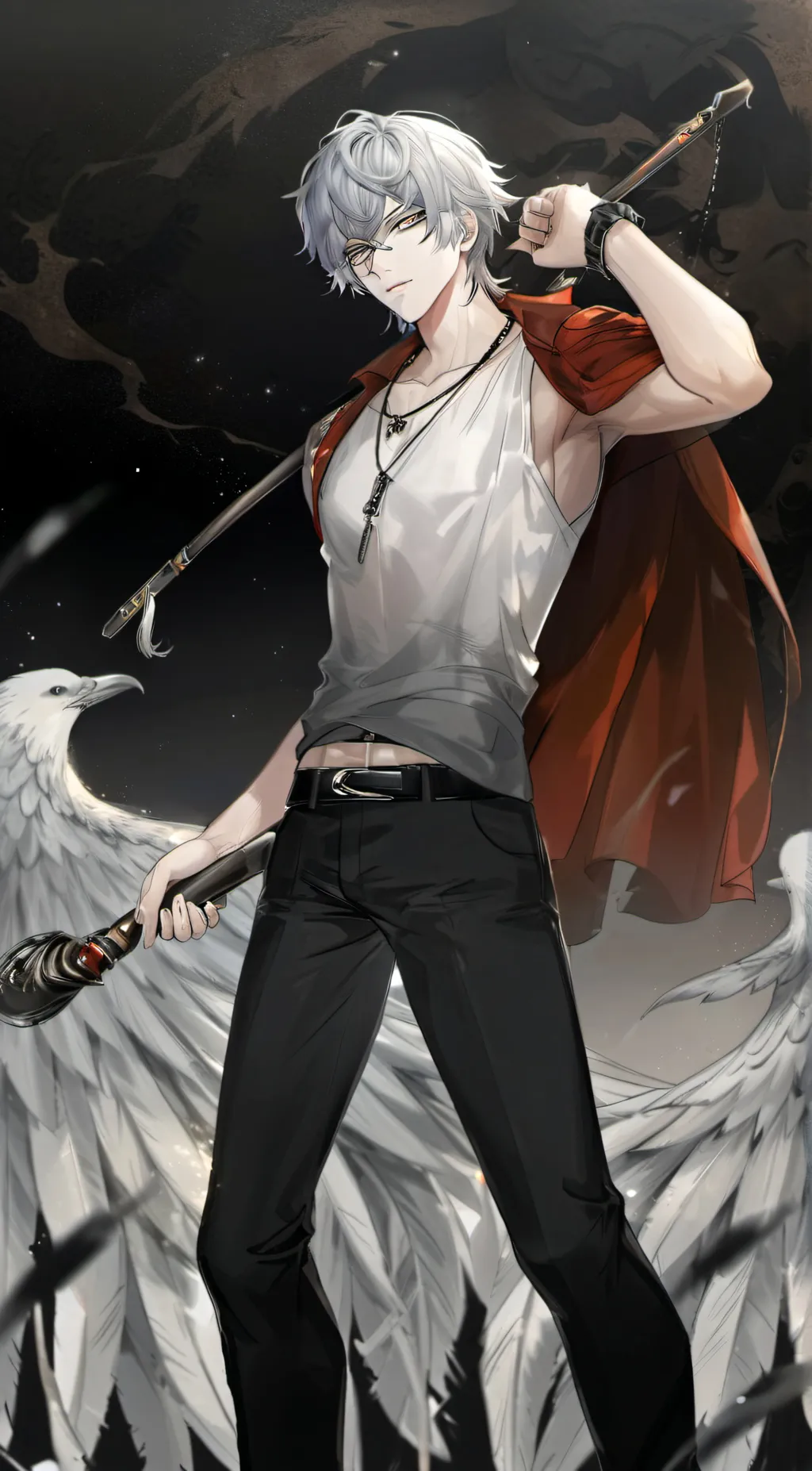 ai character: Chase /older bro  background