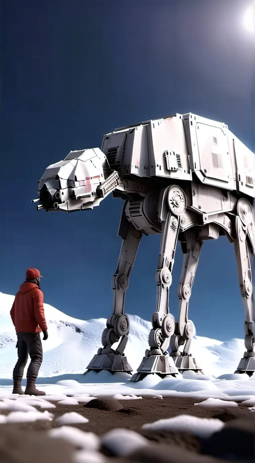 ai character: At-At Walker background