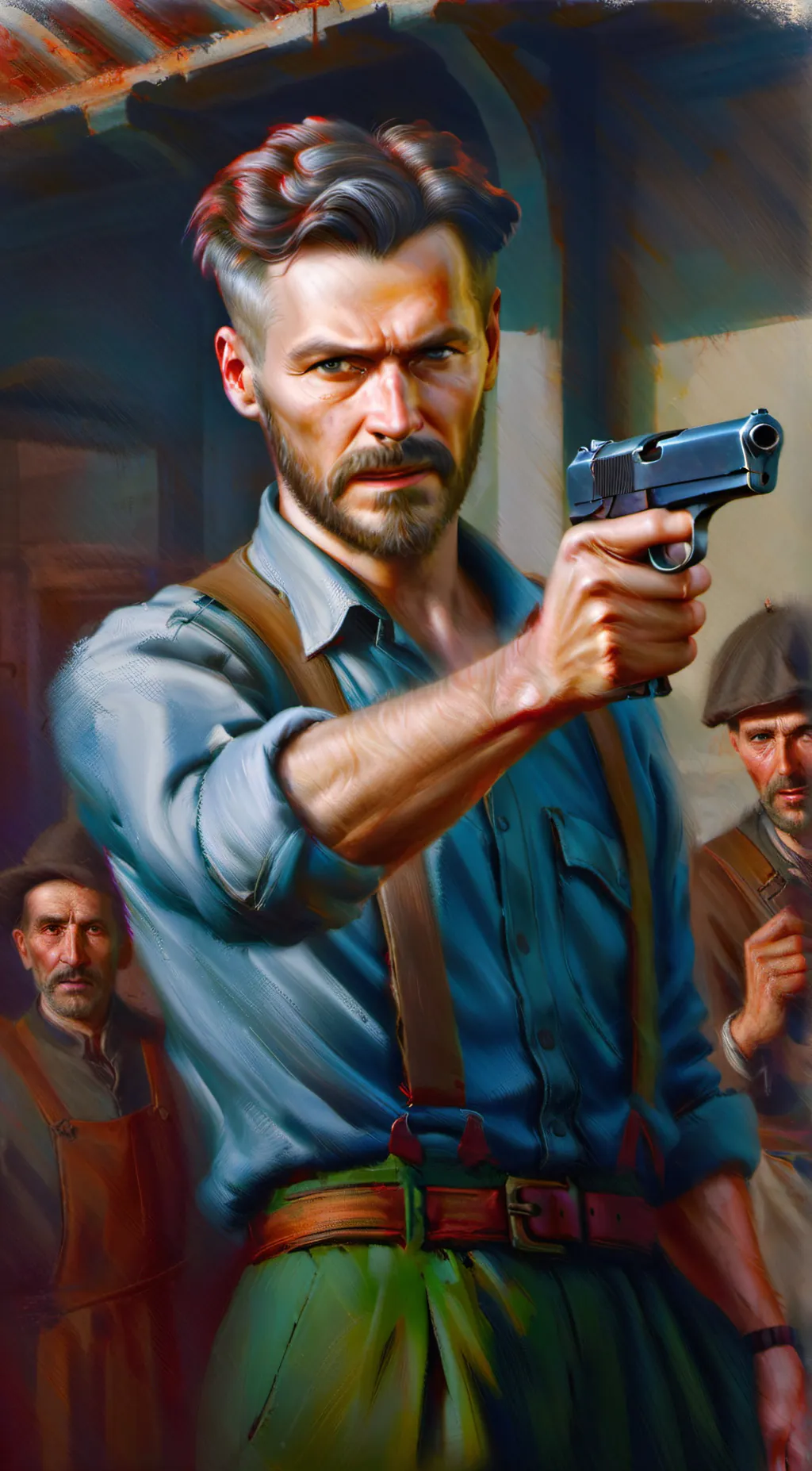 ai character: german man background