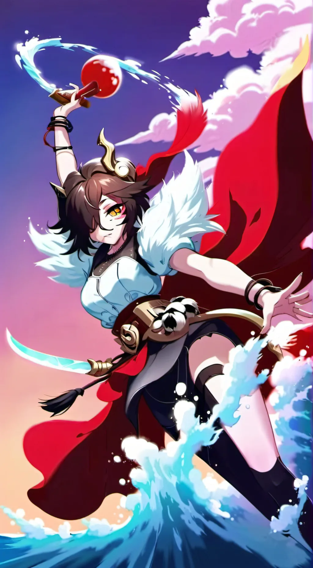 ai character: Aria background