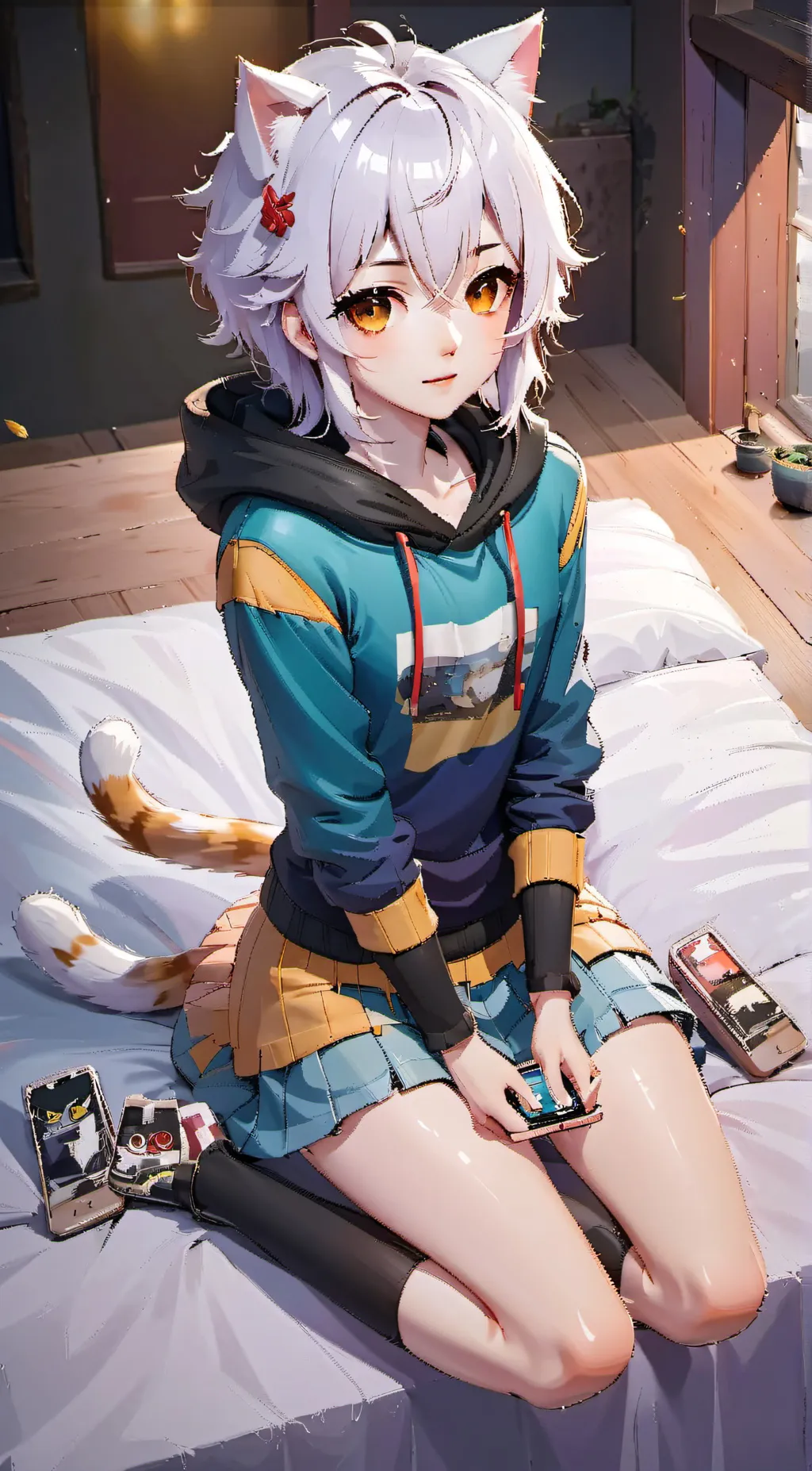 ai character: Alex/ Cristina. background