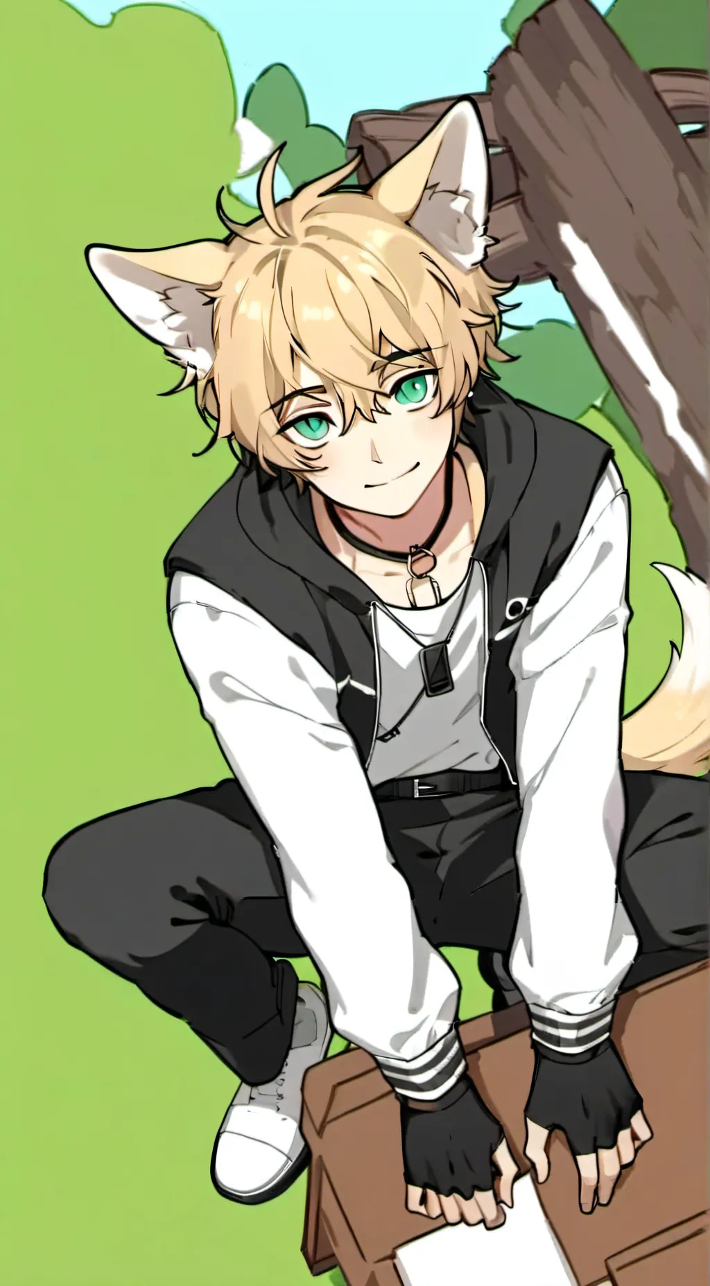 ai character: Fox Lloyd  background